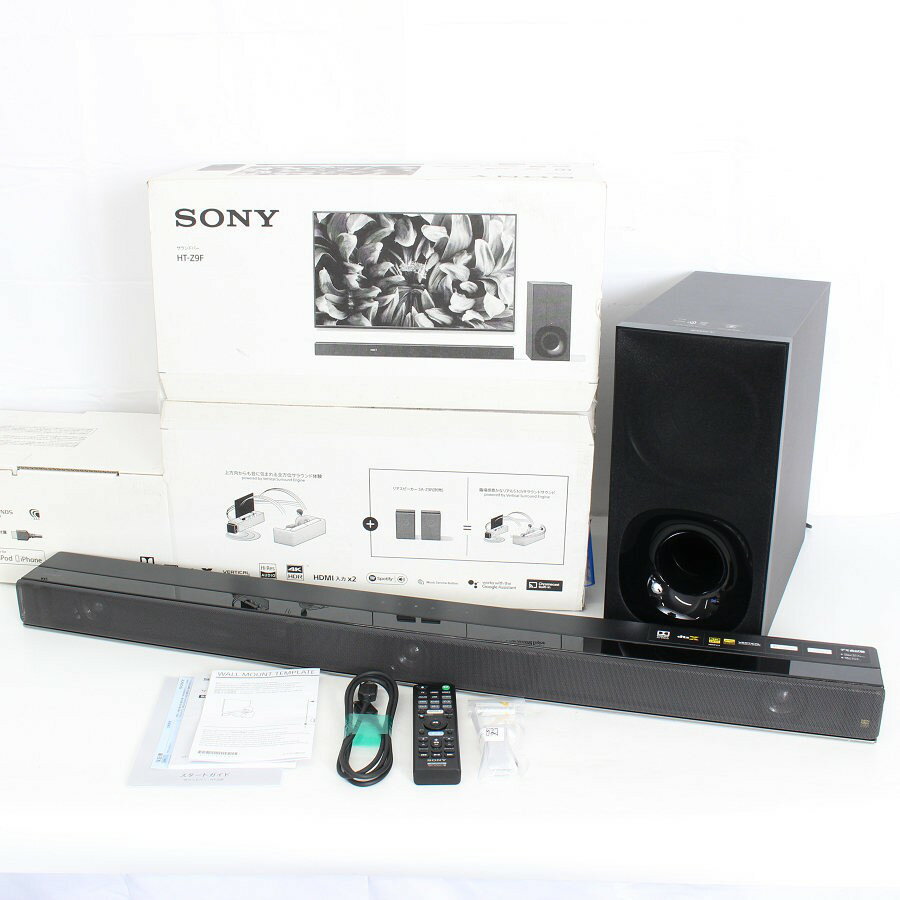 乐天商城 - 【美品】SONY HT-Z9F サウンドバー ホームシアターシステム ハイレゾモデル Alexa対応 4K ソニー 本体 【中古】