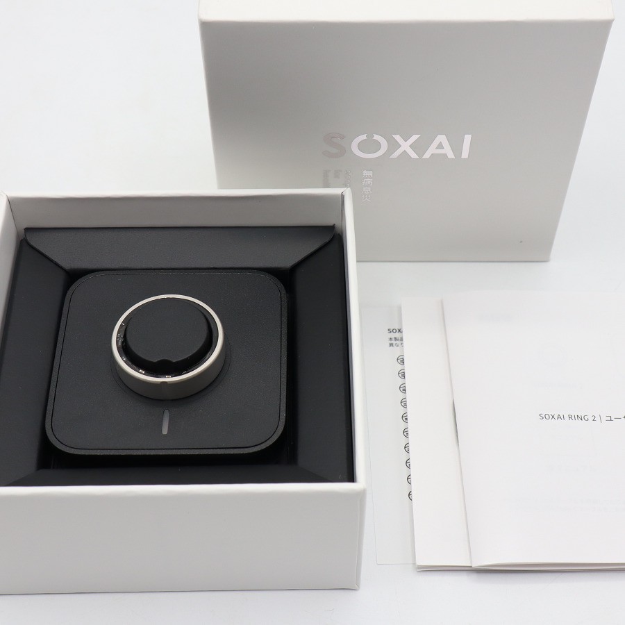 樂天商城 - 【お買い物マラソン！限定クーポン】【美品】SOXAI RING 2 マットシルバー 16号 SOXAIRING2MSL16 スマートリング ソクサイリング 本体 【中古】