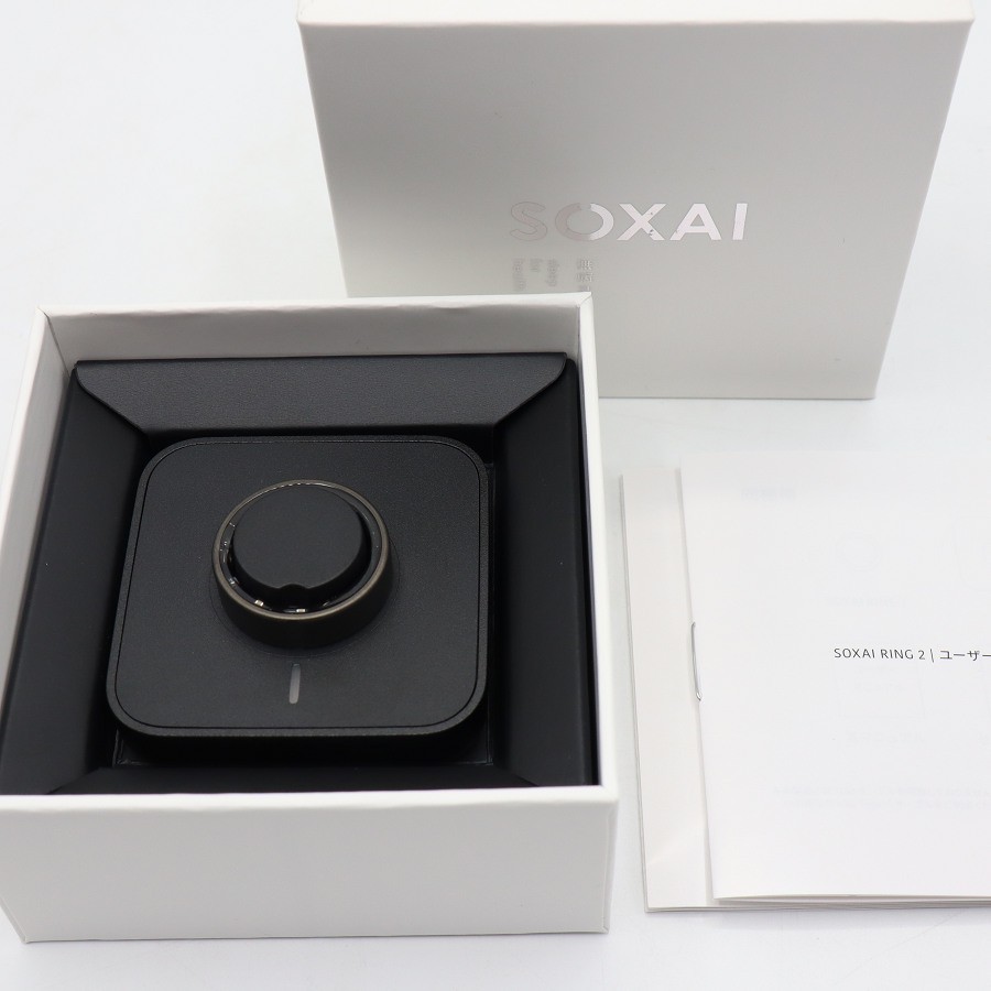 乐天商城 - 【美品】SOXAI RING 2 マットブラック 16号 SOXAIRING2MBK16 スマートリング ソクサイリング 本体 【中古】