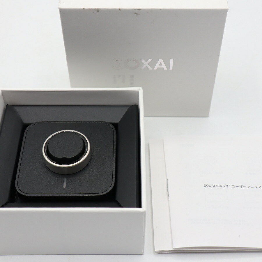 乐天商城 - 【美品】SOXAI RING 2 マットシルバー 18号 SOXAIRING2MSL18 スマートリング ソクサイリング 本体 【中古】