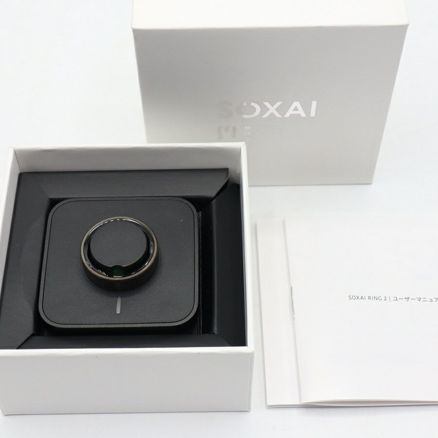 乐天商城 - 【美品】SOXAI RING 2 マットブラック 18号 SOXAIRING2MBK18 スマートリング ソクサイリング 本体 【中古】
