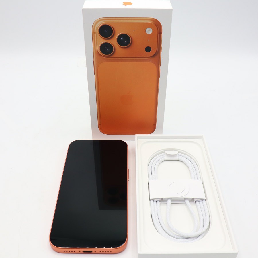 乐天商城 - 【美品】Apple iPhone 17 Pro 256GB MG864J/A コズミックオレンジ SIMフリー アップル アイフォーン 本体 【中古】