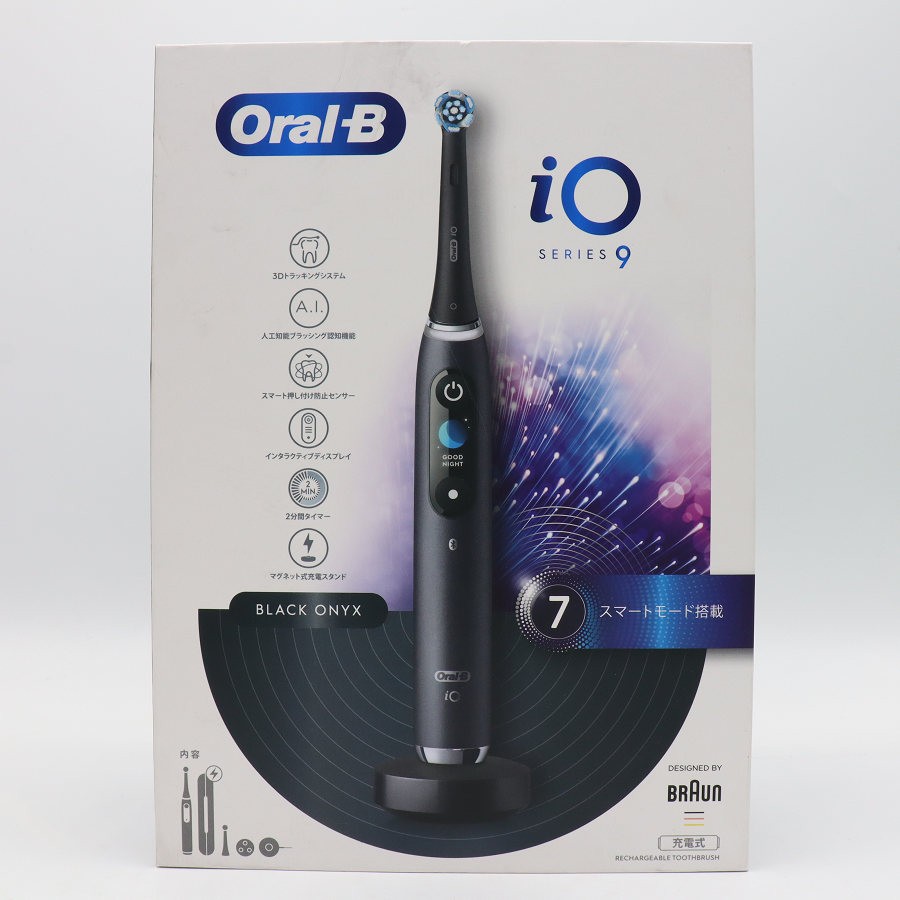 樂天商城 - 【お買い物マラソン！限定クーポン】【未使用】ブラウン オーラルB iO9 IOM92B22ACBK-1W ブラックオニキス 電動歯ブラシ BRAUN 本体