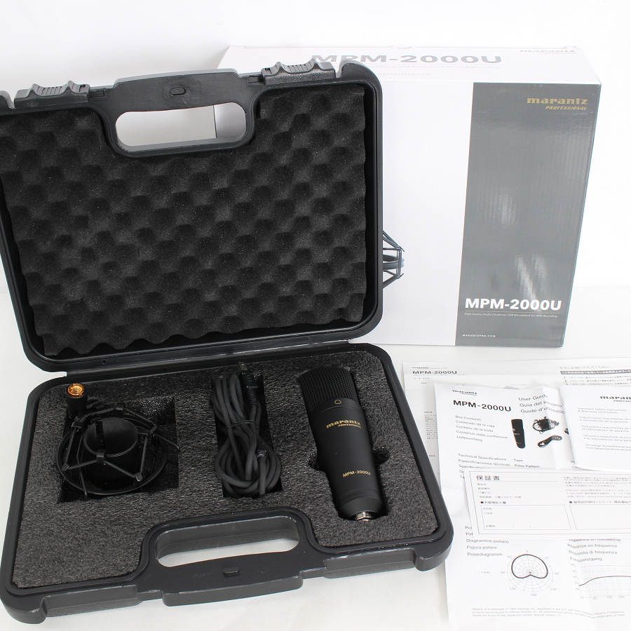 【美品】マランツ MPM-2000U コンデンサーマイク Marantz 本体 【中古】
