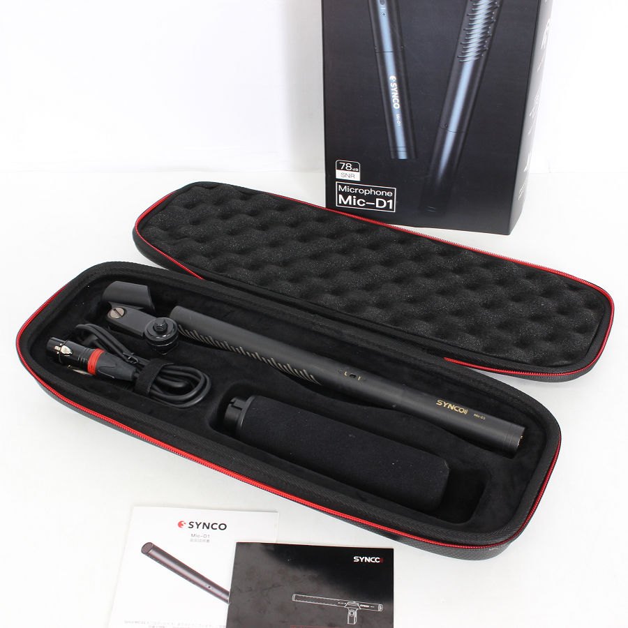 乐天商城 - 【美品】SYNCO Mic-D1 ハイパーカーディオイド ショットガンマイク シンコ 本体 【中古】