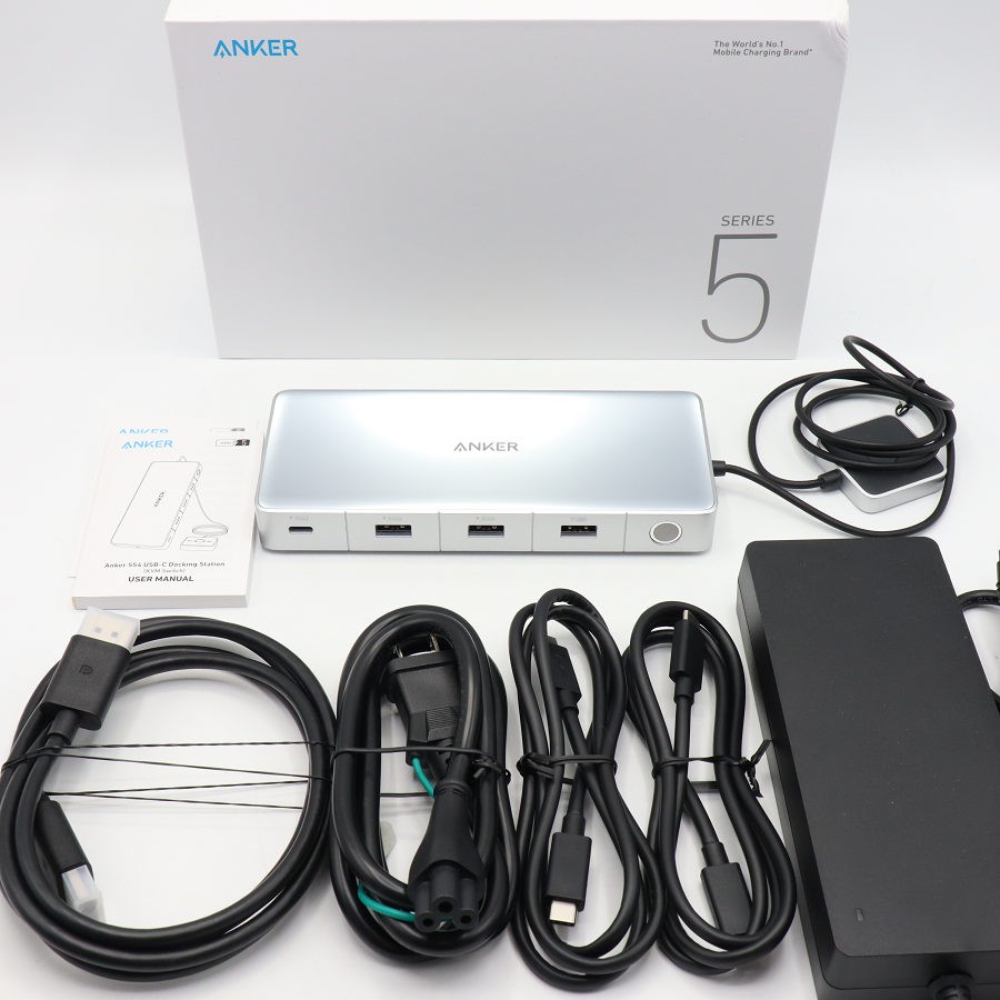 乐天商城 - 【美品】Anker 554 KVM Switch A83K15A1 USB-C ドッキングステーション アンカー 【中古】
