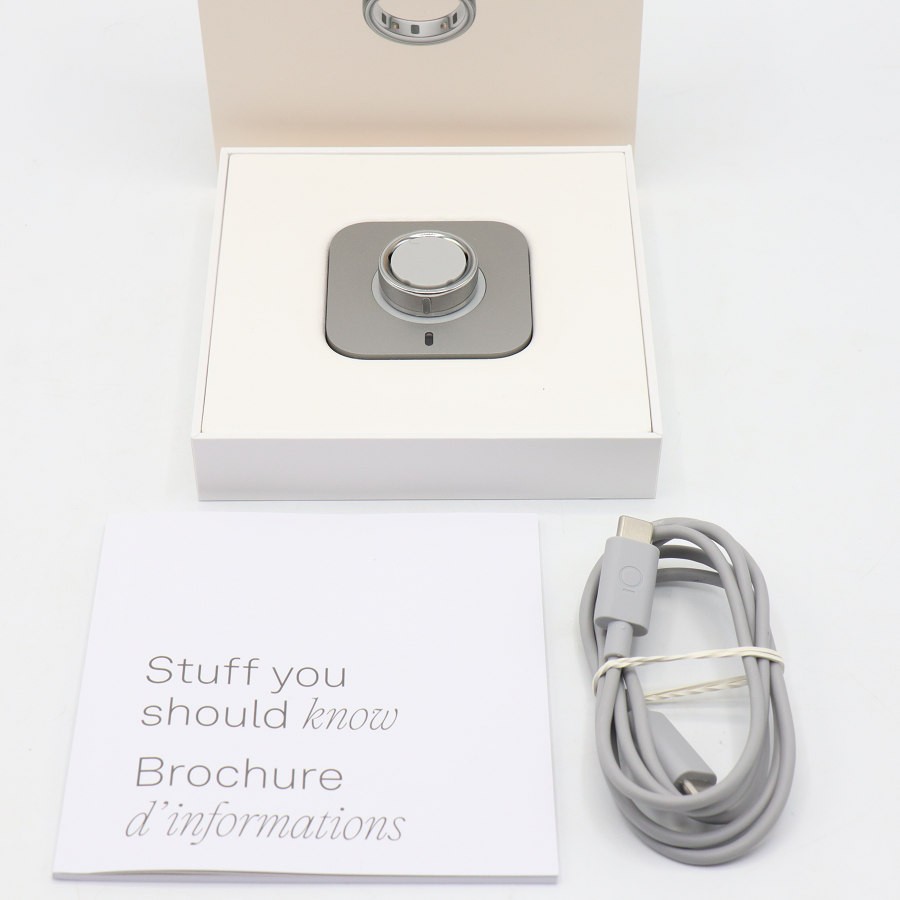 樂天商城 - 【お買い物マラソン！限定クーポン】Oura Ring 4 JZ90-54217-09 シルバー US 9号 スマートリング オーラリング 本体 【中古】
