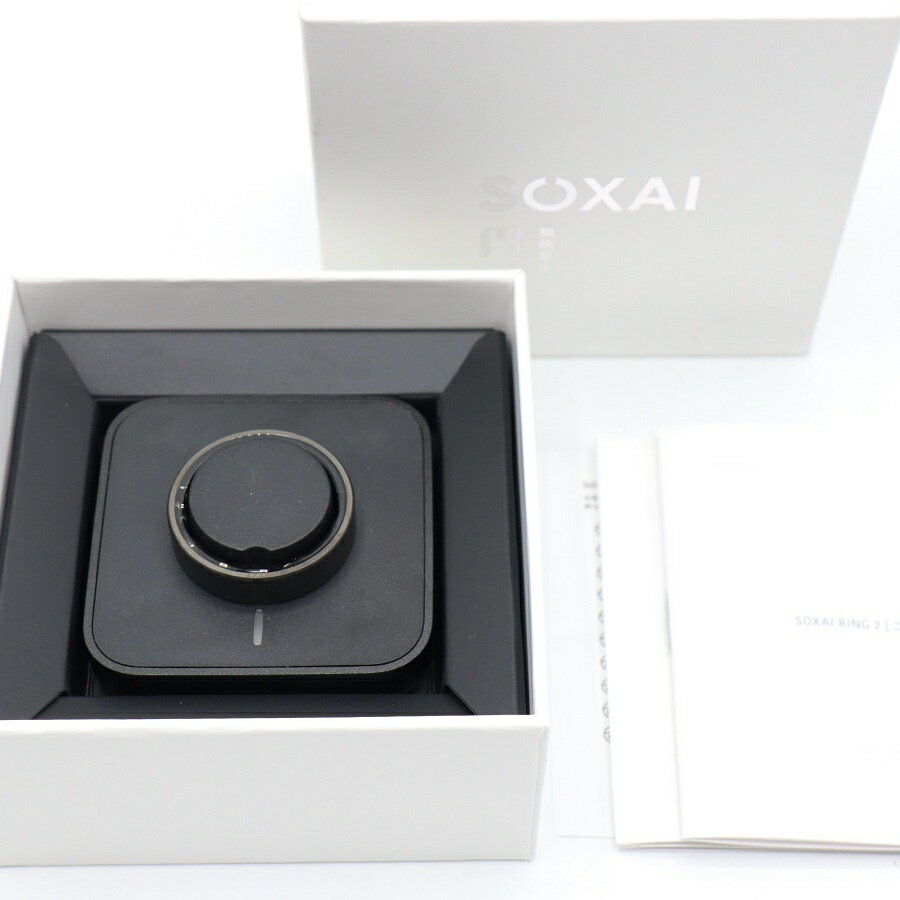 乐天商城 - 【美品】SOXAI RING 2 マットブラック 24号 SOXAIRING2MBK24 スマートリング ソクサイリング 本体 【中古】