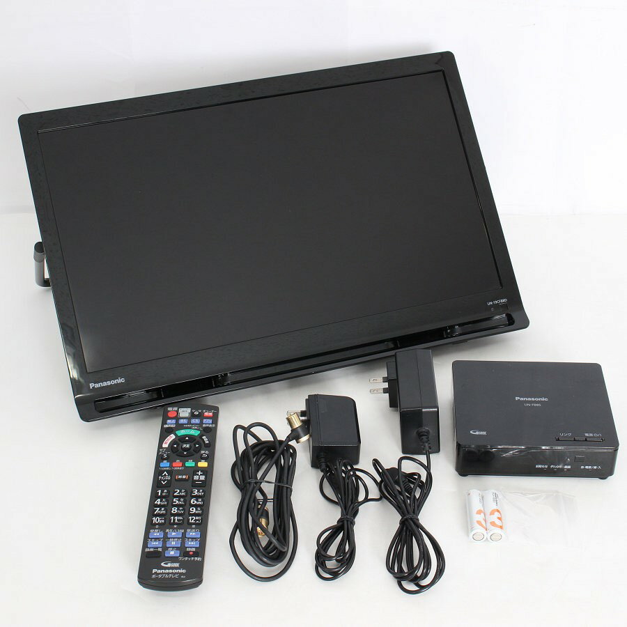 樂天商城 - 【お買い物マラソン！限定クーポン】パナソニック プライベートビエラ UN-19CFB8D ブラック ポータブルテレビ 防水 HDDレコーダー付 VIERA 本体 【中古】