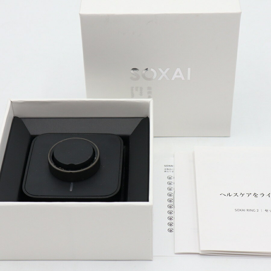 樂天商城 - 【お買い物マラソン！限定クーポン】【美品】SOXAI RING 2 マットブラック 24号 SOXAIRING2MBK24 スマートリング ソクサイリング 本体 【中古】