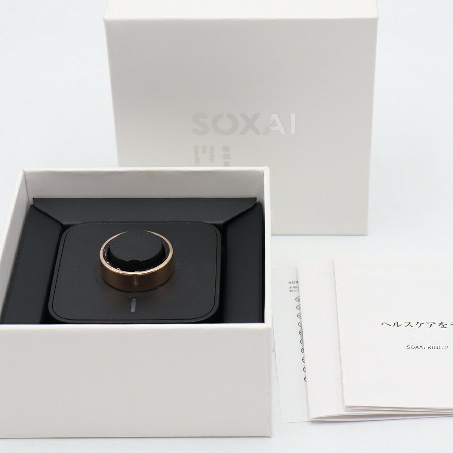 樂天商城 - 【お買い物マラソン！限定クーポン】【美品】SOXAI RING 2 ピンクゴールド 12号 SOXAIRING2PGD12 スマートリング ソクサイリング 本体 【中古】