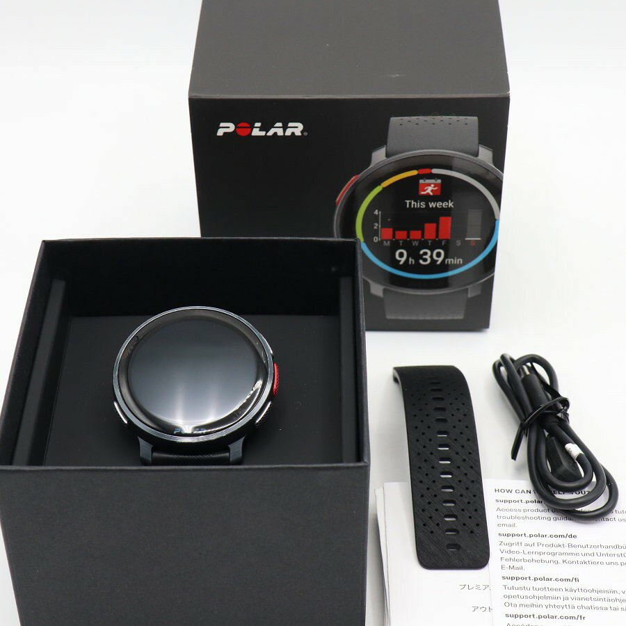 樂天商城 - 【お買い物マラソン！限定クーポン】POLAR Vantage V3 900108890 ナイトブラック 有機ELディスプレイ スマートウォッチ ポラール バンテージ 本体 【中古】