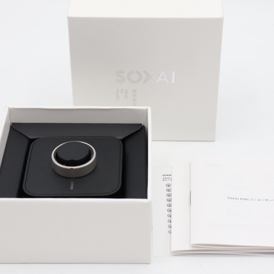 樂天商城 - 【美品】SOXAI RING 2 マットシルバー 14号 SOXAIRING2MSL14 スマートリング ソクサイリング 本体 【中古】