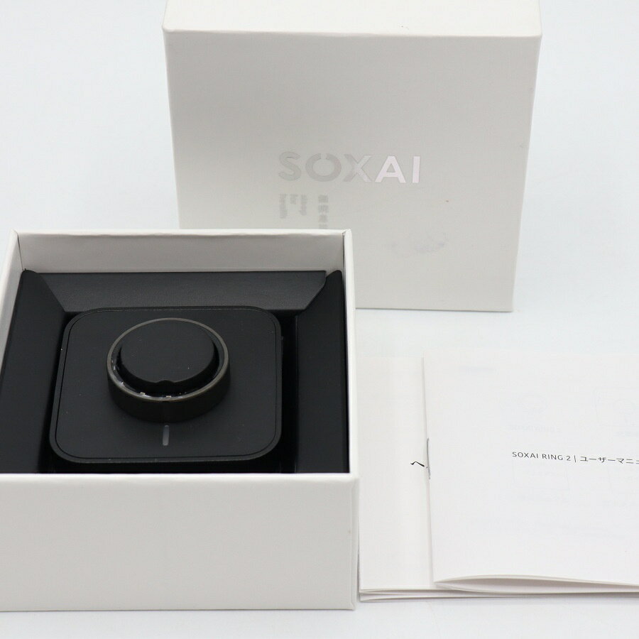 【美品】SOXAI RING 2 マットブラック 24号 SOXAIRING2MBK24 スマートリング ソクサイリング 本体 【中古】