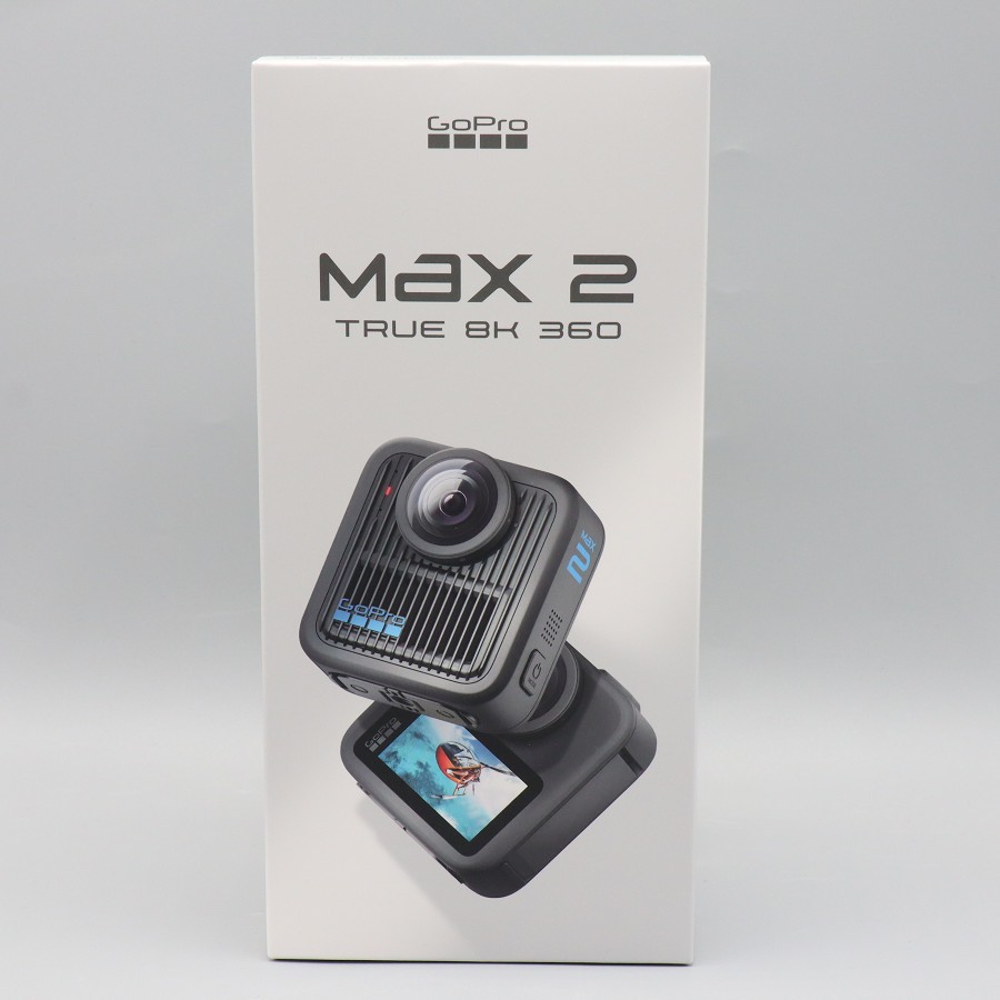■商品名 【新品未開封/国内正規品】GoPro MAX2 CHDHZ-311-FW ウェアラブル アクションカメラ ゴープロ マックス2 本体 ■商品状態 【N】未使用品 ・新品未開封の商品です。 ・商品自体は新品未使用ですが、買取品のため中古カテゴリーの新古品・未使用品で出品しております。 ・JANコードありの「国内正規品」となります。 ・自社で梱包して発送いたします。 ■元箱・説明書について ・元箱：あり ◆対象に狙いを定めなくても周囲をまるごと撮影できる8K360度ウェアラブルカメラ。フレーミングやカメラの向きを気にする必要がない。 ◆マウントが映り込まないショットを撮影可能。1本の360度ビデオから自撮りや追い撮りなど縦にも横にもワイドで臨場感あふれるPOVコンテンツを作れる。 ◆レンズは撥水加工が施された頑丈な光学ガラス製で交換可能。4K100の360度ビデオなら、アクションを3倍スローモーションで再生できる。 ■商品ランク説明 当店が定める商品ランクは下記の商品状態からランク分けをおこなっております。 【N】未使用品 【S】数回使用程度の美品 【A】大きなダメージもなく程度良好の美品 【B】一般的な使用感のある商品 【C】傷、汚れがあり使用感を感じるUSED品 【D】傷・汚れなどが多く見受けられる難有品 【E】ジャンク品 ■発送について ・佐川急便でお支払い確認後、2営業日以内に発送いたします。 ※沖縄県及び離島のお客様はゆうパックでの【着払い】となりますので予めご了承ください。 ■古物商許可証 【大阪府公安委員会：第621010150412号】 ■ご購入の前にお読みください ・当店の明らかな商品説明の記載ミス等でない限り、ご購入後の返金・返品等の対応はできません。 ・ご購入後、3日以上ご連絡が取れないお客様につきましては、誠に勝手ながら購入の意思なしと判断し、キャンセル扱いとさせていただく場合がございますので予めご了承ください。 ■返金・返品について ・購入した商品と異なる場合 ・説明欄に記載のない大きなダメージがあった場合 ・サイズや記載と違うお色の場合 ・初期動作不良があった場合 上記の内容に該当する場合のみ返金・返品をお受けいたします。 ※若干の状態の違いなどの個人的主観、ご注文間違いやスペックの認識の相違、思っていた商品と違うなど、個人的な理由での返品はお受けできません。 ■商品番号 MCL1PDRJNHMM0O68