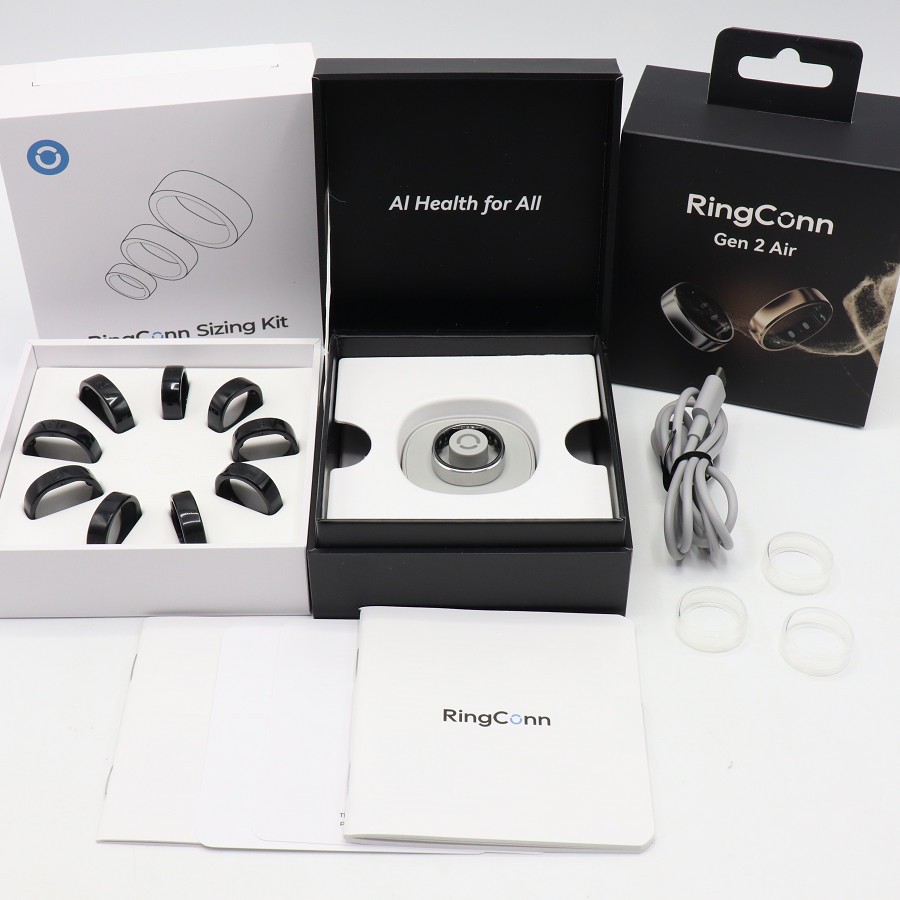 RingConn Smart Ring Gen 2 Air RCA-02-124031101 ギャラクシーシルバー US11号 スマートリング リンコン 本体 