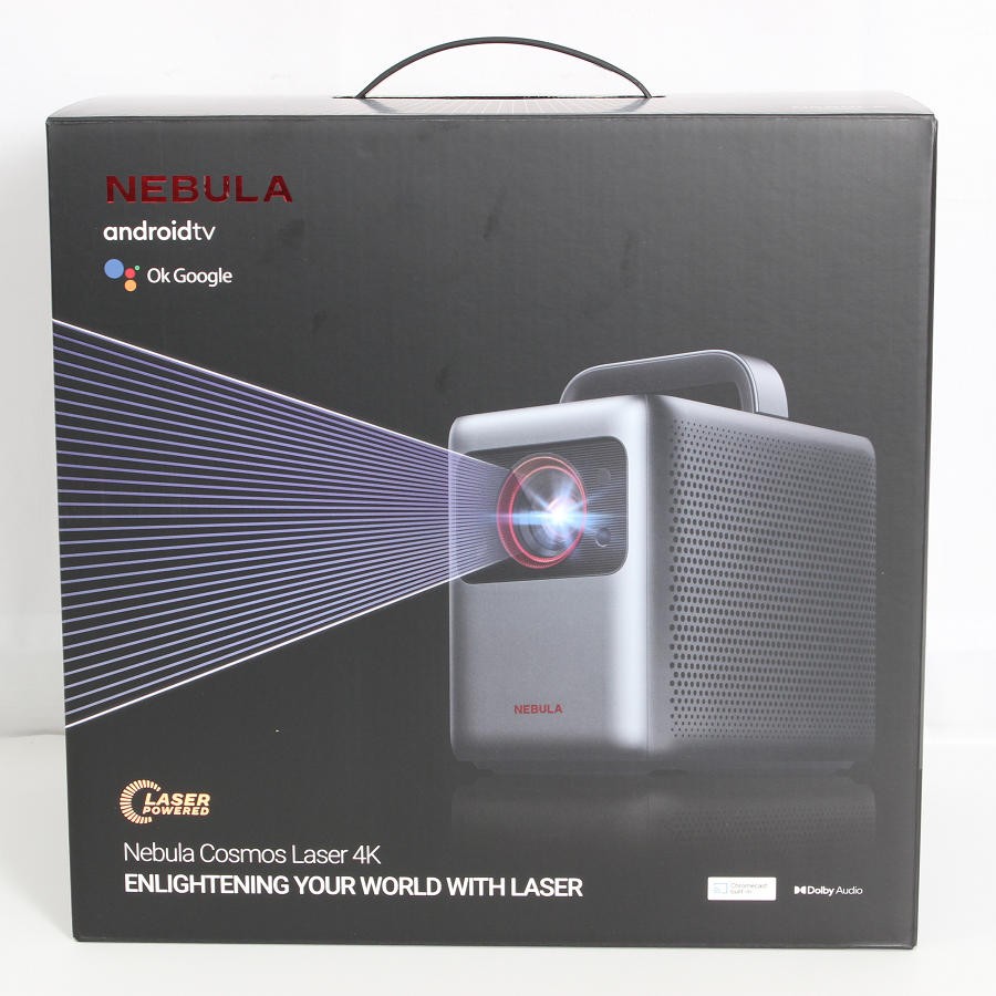 【お買い物マラソン限定クーポン】【未使用】Anker Nebula Cosmos Laser 4K D23505F2 ブラック 4Kレーザープロジェクター アンカー 本体