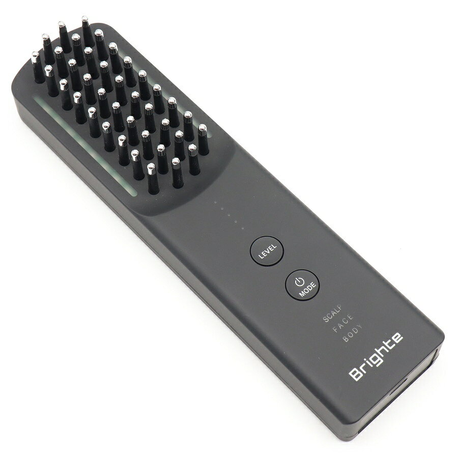 【楽天スーパーSALE！限定クーポン】【美品】Brighte ELEKI BRUSH+ BRT-FSB180 ブラック 美顔器 EMS フェイスケア ブライト エレキブラシ 本体 【中古】 refun-10011529 リファン楽天市場店 サンプル画像2