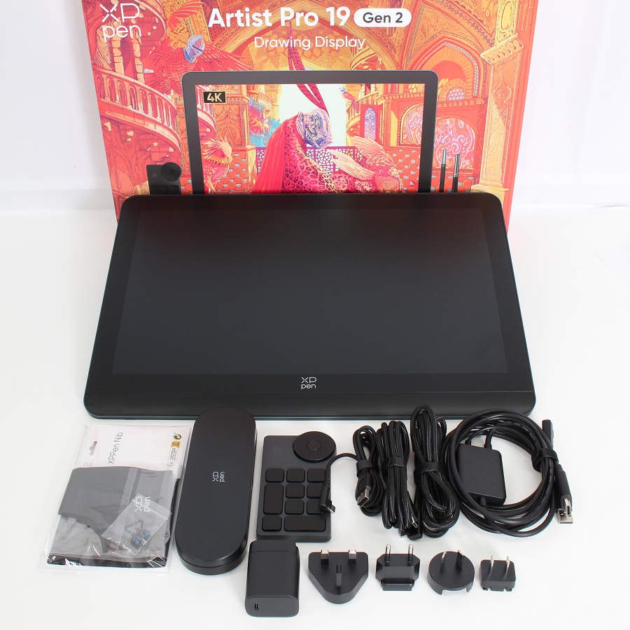 ■商品名 【美品】XP-Pen Artist Pro 19 Gen2 MD180UH グレー 4K 液タブ 液晶ペンタブレット アーティスト プロ 本体 ■商品状態 【A】大きなダメージもなく程度良好の美品 ・USED品ではございますが大きなダメージや汚れなどもなく状態の良い商品です。 ・動作確認済みのためご購入後はすぐにご使用いただけます。 ・メーカー発送用のダンボールには配送時のダメージがございますが、再利用しての送付となります。 ※付属品は画像にあるものが全てとなります。 ■元箱・説明書について ・元箱：あり ◆18.4インチ4K高解像度ディスプレイ搭載の液晶ペンタブレット。 ◆広い描画エリアと繊細なディテールを提供し、自然な視覚体験と優れた色再現力を実現します。 ◆2種類のスタイラスペンが付属しています。 ■商品ランク説明 当店が定める商品ランクは下記の商品状態からランク分けをおこなっております。 【N】未使用品 【S】数回使用程度の美品 【A】大きなダメージもなく程度良好の美品 【B】一般的な使用感のある商品 【C】傷、汚れがあり使用感を感じるUSED品 【D】傷・汚れなどが多く見受けられる難有品 【E】ジャンク品 ■発送について ・佐川急便でお支払い確認後、2営業日以内に発送いたします。 ※沖縄県及び離島のお客様はゆうパックでの【着払い】となりますので予めご了承ください。 ■古物商許可証 【大阪府公安委員会：第621010150412号】 ■ご購入の前にお読みください ・当店の明らかな商品説明の記載ミス等でない限り、ご購入後の返金・返品等の対応はできません。 ・ご購入後、3日以上ご連絡が取れないお客様につきましては、誠に勝手ながら購入の意思なしと判断し、キャンセル扱いとさせていただく場合がございますので予めご了承ください。 ■返金・返品について ・購入した商品と異なる場合 ・説明欄に記載のない大きなダメージがあった場合 ・サイズや記載と違うお色の場合 ・初期動作不良があった場合 上記の内容に該当する場合のみ返金・返品をお受けいたします。 ※若干の状態の違いなどの個人的主観、ご注文間違いやスペックの認識の相違、思っていた商品と違うなど、個人的な理由での返品はお受けできません。 ■商品番号 061475