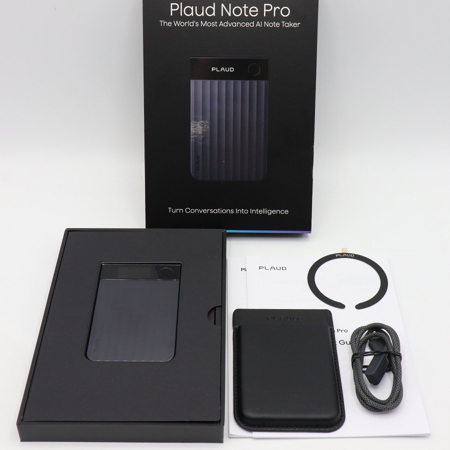 PLAUD Note Pro CDTBK1GXXXXX01 ブラック 64GB AIボイスレコーダー プラウド ノート プロ 本体 【中古】