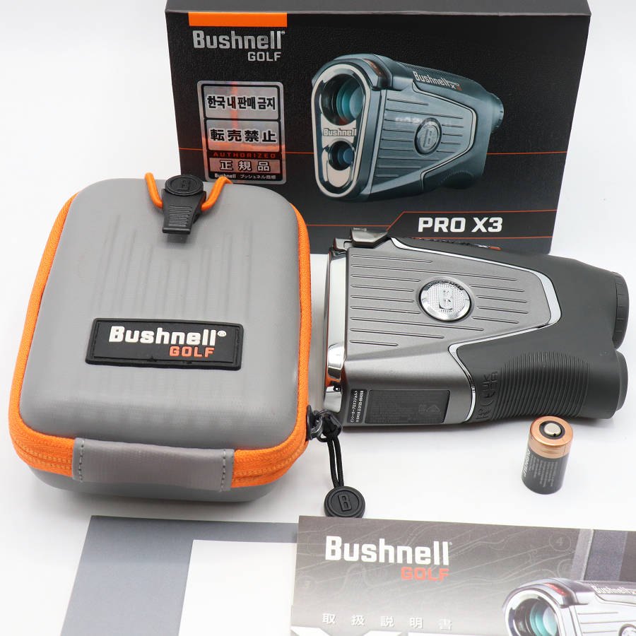 Bushnell PINSEEKER PRO X3 JOLT ゴルフ用レーザー距離計 ブッシュネル ピンシーカープロ ジョルト 本体 【中古】
