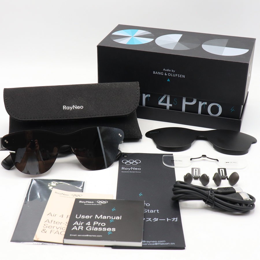 【美品】RayNeo Air 4 Pro XRGF39 スマートグラス AR/XRグラス レイネオ エアー プロ 本体 【中古】