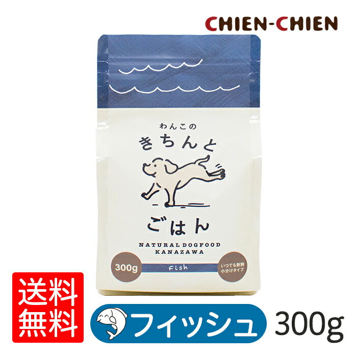 「わんこのきちんとごはん」フィッシュ　300g≪送料無料≫