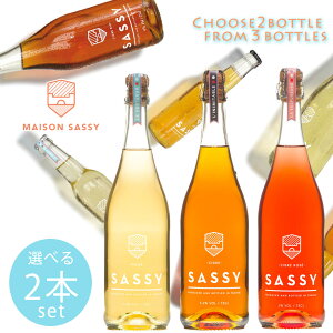 【送料無料】SASSY サッシー Cidre シードル（3種類）(選べる2本セット）＜アルコール2.5％〜5.2％＞ フランス産 贈り物 記念日 パーティー お祝い ギフト プレゼント インスタ映え ドリンク