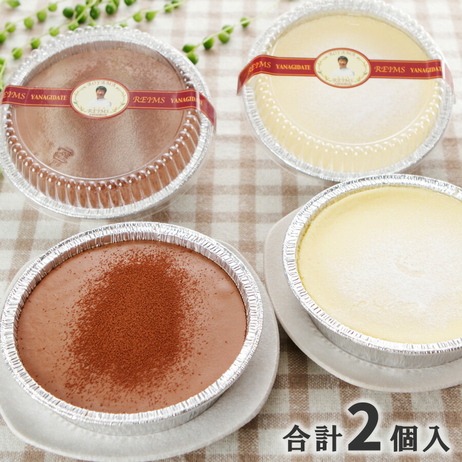 ランス ケーキセット＜2種各1個合計2個入＞ 半熟チーズケーキ チョコレートケーキ ギフト プレゼント お祝い お礼 記念日 贈り物 誕生日プレゼント 洋菓子 一流シェフ ふじ食品