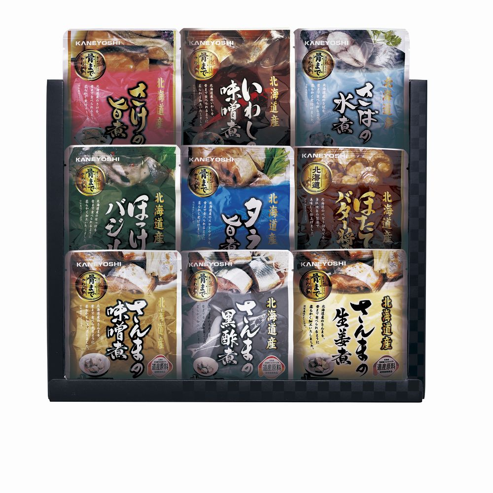 北海道産 おさかな旨煮詰合せ A ギフト プレゼント 結婚 出産 内祝い お祝い 出産内祝い お返し お祝い返し 香典返し 引っ越し ご挨拶 快気祝い 入学 就職 退職 贈答品 HKDF-A9 ★