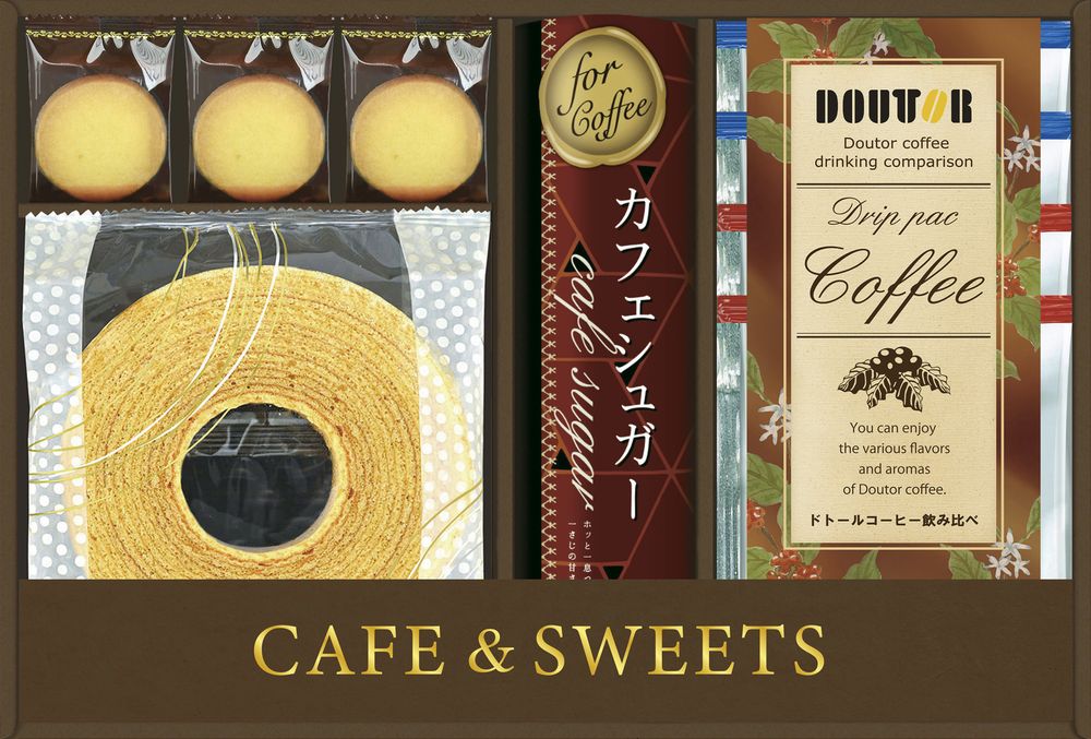 乐天商城 - ドトールコーヒー&洋菓子セット ギフト プレゼント 結婚 出産 内祝い お祝い 出産内祝い お返し お祝い返し 香典返し 引っ越し ご挨拶 快気祝い 入学 就職 退職 贈答品 LDF-CJ ★