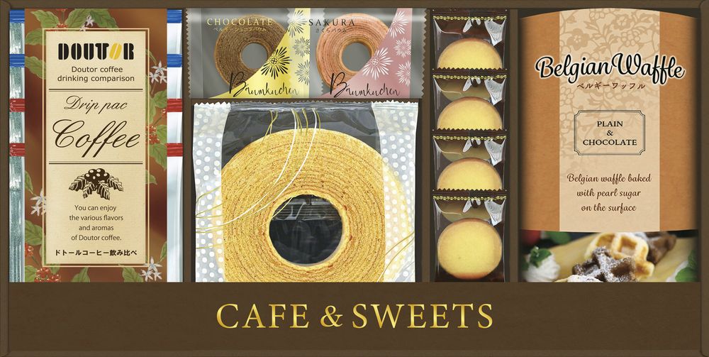 乐天商城 - ドトールコーヒー&洋菓子セット ギフト プレゼント 結婚 出産 内祝い お祝い 出産内祝い お返し お祝い返し 香典返し 引っ越し ご挨拶 快気祝い 入学 就職 退職 贈答品 LDF-DJ ★