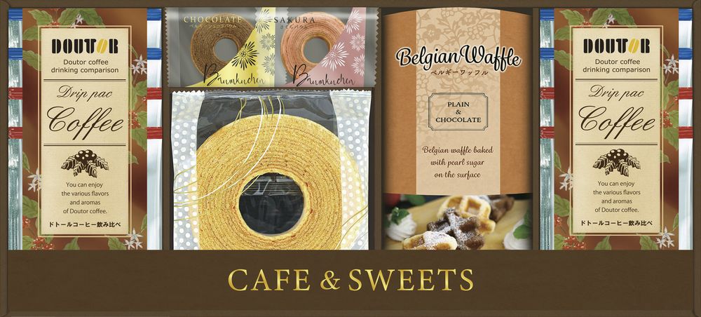 樂天商城 - ドトールコーヒー&洋菓子セット ギフト プレゼント 結婚 出産 内祝い お祝い 出産内祝い お返し お祝い返し 香典返し 引っ越し ご挨拶 快気祝い 入学 就職 退職 贈答品 LDF-EJ ★