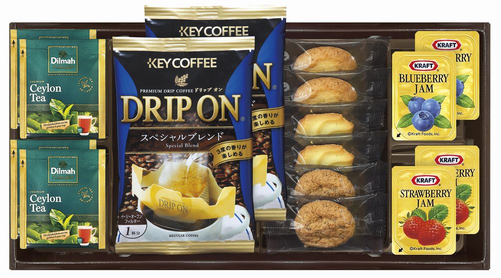 乐天商城 - ドリップコーヒー&セイロンティーと3種類のクッキー詰合せ ギフト プレゼント 結婚 出産 内祝い お祝い 出産内祝い お返し お祝い返し 香典返し 引っ越し ご挨拶 快気祝い 入学 就職 退職 贈答品 KDR-20 ★