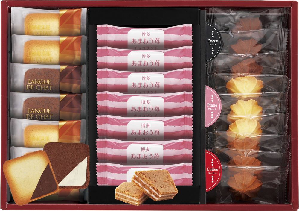 乐天商城 - はかたあまおう苺チョコサンド・菓子詰合せ ギフト プレゼント 結婚 出産 内祝い お祝い 出産内祝い お返し お祝い返し 香典返し 引っ越し ご挨拶 快気祝い 入学 就職 退職 贈答品 AS-250N ★