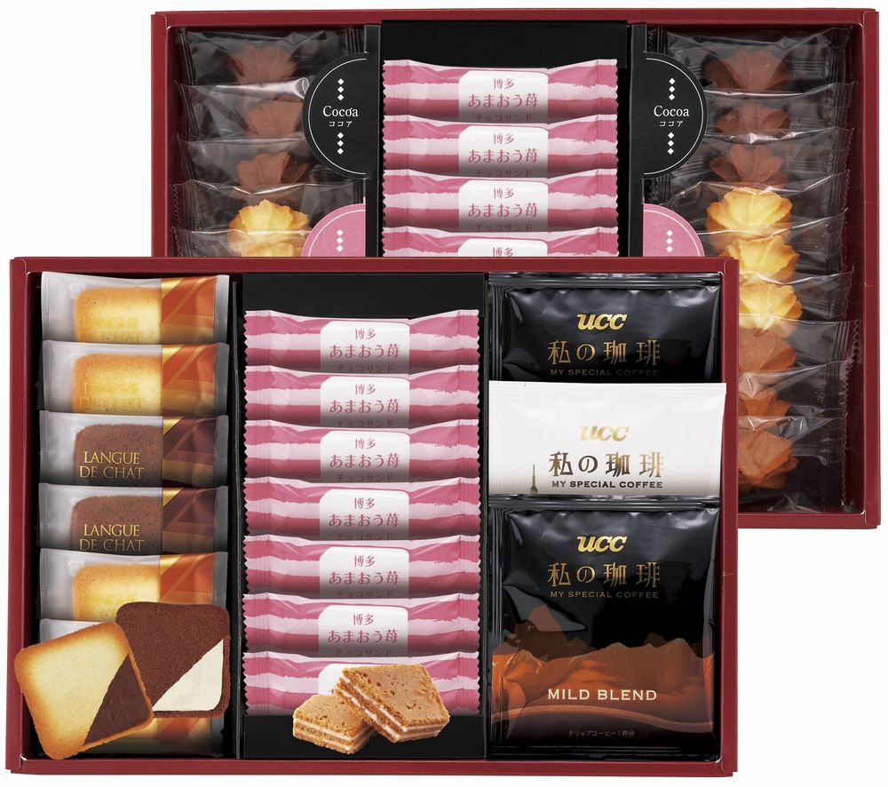 乐天商城 - はかたあまおう苺チョコサンド・菓子詰合せ ギフト プレゼント 結婚 出産 内祝い お祝い 出産内祝い お返し お祝い返し 香典返し 引っ越し ご挨拶 快気祝い 入学 就職 退職 贈答品 AS-410N ★