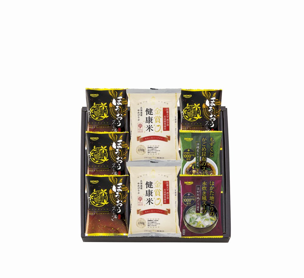 乐天商城 - 千莉菴 からだにやさしさ＋ 国産フリーズドライ ほうおうスープ 「金賞健康米」セット ギフト プレゼント 結婚 出産 内祝い お祝い 出産内祝い お返し お祝い返し 香典返し 引っ越し ご挨拶 快気祝い 入学 就職 退職 贈答品 FDSR-0255 ★