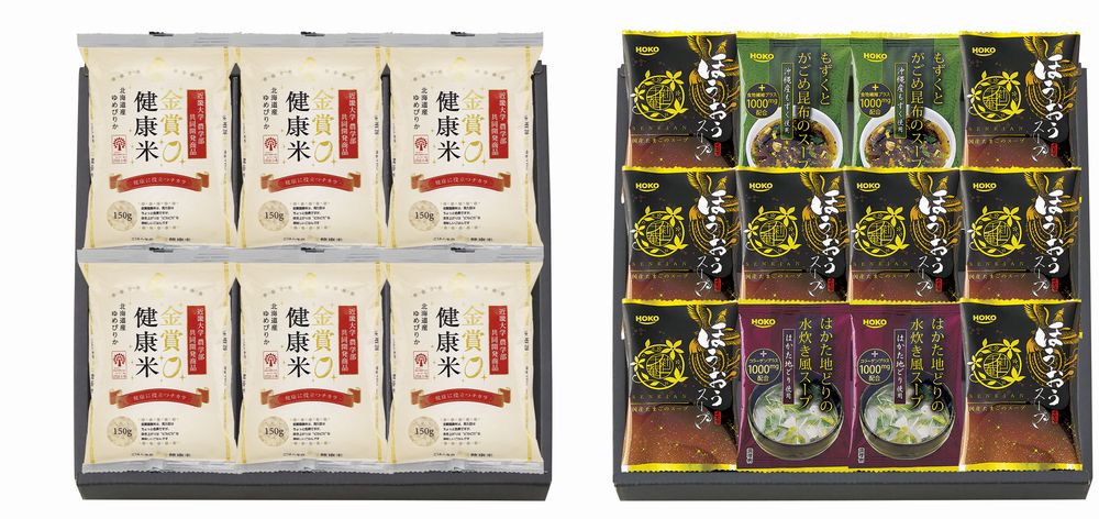 乐天商城 - 千莉菴 からだにやさしさ＋ 国産フリーズドライ ほうおうスープ 「金賞健康米」セット ギフト プレゼント 結婚 出産 内祝い お祝い 出産内祝い お返し お祝い返し 香典返し 引っ越し ご挨拶 快気祝い 入学 就職 退職 贈答品 FD2SR-0605 ★
