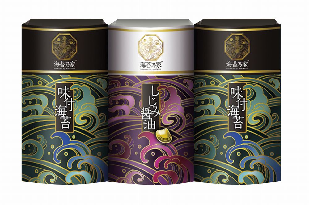 乐天商城 - 海苔乃家 有明味くらべ 海苔詰合せ3本 ギフト プレゼント 結婚 出産 内祝い お祝い 出産内祝い お返し お祝い返し 香典返し 引っ越し ご挨拶 快気祝い 入学 就職 退職 贈答品 NNY-AE2 ★