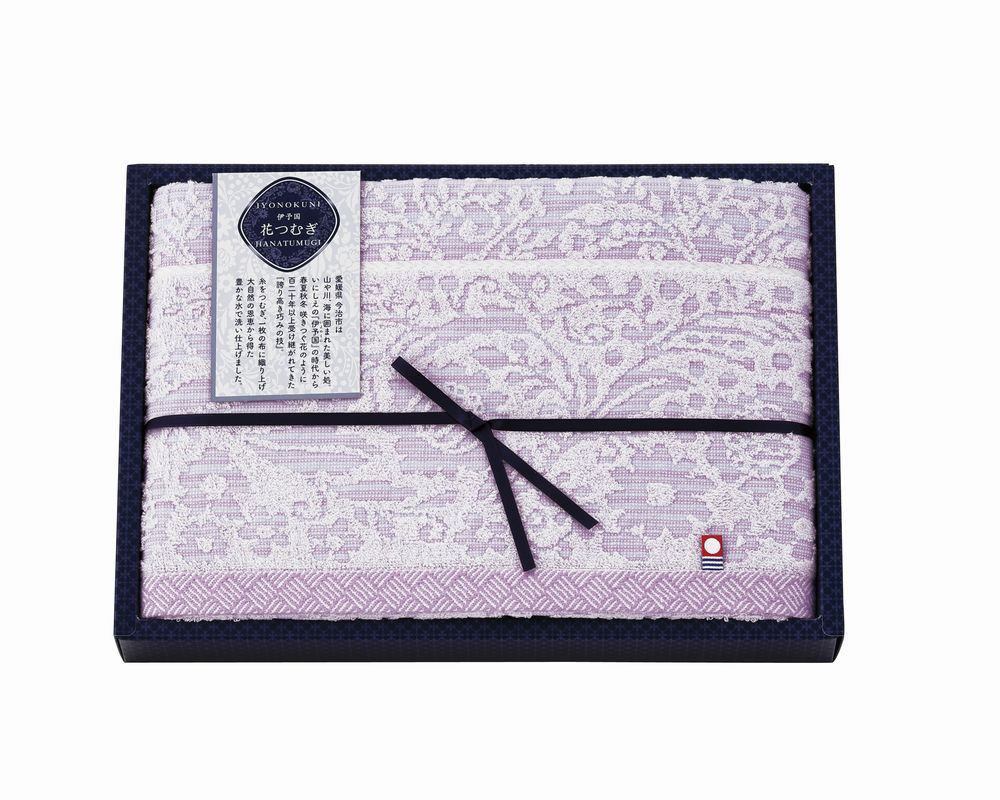 樂天商城 - 伊予国 花つむぎ つむぎ バスタオル ギフト プレゼント 結婚 出産 内祝い お祝い 出産内祝い お返し お祝い返し 香典返し 引っ越し ご挨拶 快気祝い 入学 就職 退職 贈答品 IH-3031