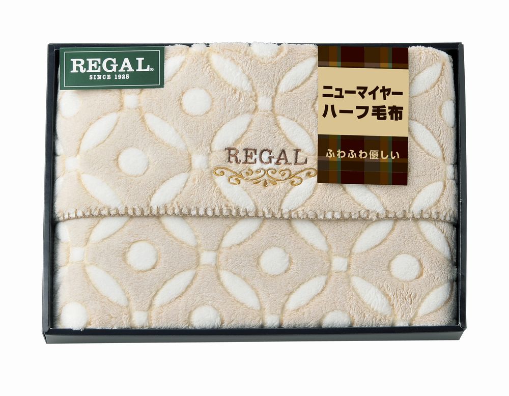 乐天商城 - リーガル ふわふわニューマイヤーハーフ毛布 ギフト プレゼント 結婚 出産 内祝い お祝い 出産内祝い お返し お祝い返し 香典返し 引っ越し ご挨拶 快気祝い 入学 就職 退職 贈答品 RGH-34004