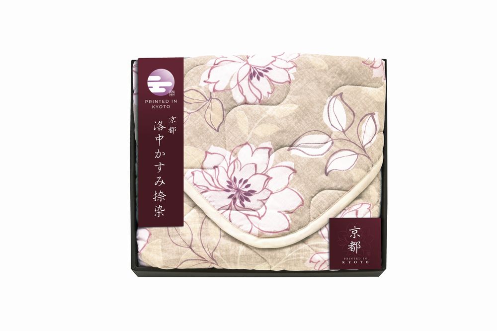 乐天商城 - 京都 洛中かすみ捺染 敷パット ギフト プレゼント 結婚 出産 内祝い お祝い 出産内祝い お返し お祝い返し 香典返し 引っ越し ご挨拶 快気祝い 入学 就職 退職 贈答品 KSG13100-BE