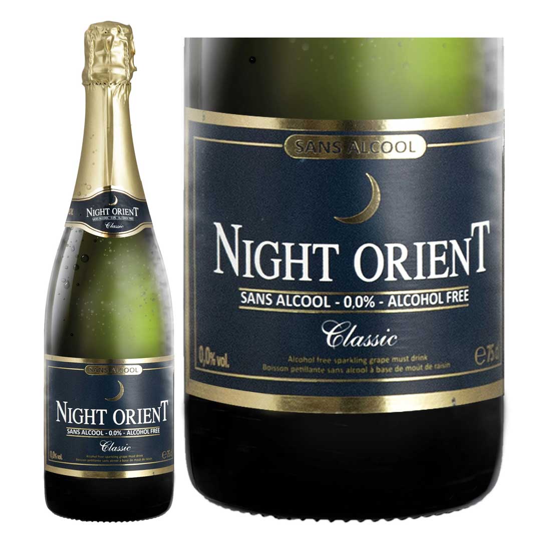 【送料無料】【ノンアルコールワイン】NIGHT ORIENT CLASSIC ナイトオリエント [3本セット] スパークリング ワイン ドイツ産 やや甘口 750ml お祝い 記念日 贈り物 ギフト プレゼント 箱買い ケース買い 大人買い