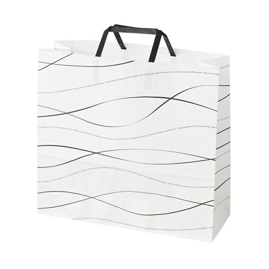 ウェーブペーパーバッグ ギフトバッグ 袋 手提げ袋 ラッピング袋