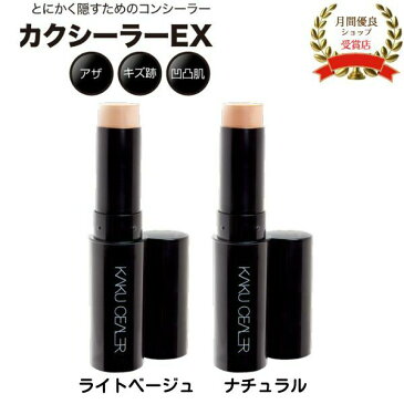 カクシーラーEX 10g【正規販売代理店】コンシーラー ウォータープルーフ スティックシミ くま消し 傷跡 傷隠し メンズ レディース プロイデア ドリーム