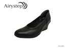 Airystep エアリーステップ 59-6050 レディース バレエシューズ 幅広 歩きやすい ミドルヒール 柔らかい 3E 本革 正規品