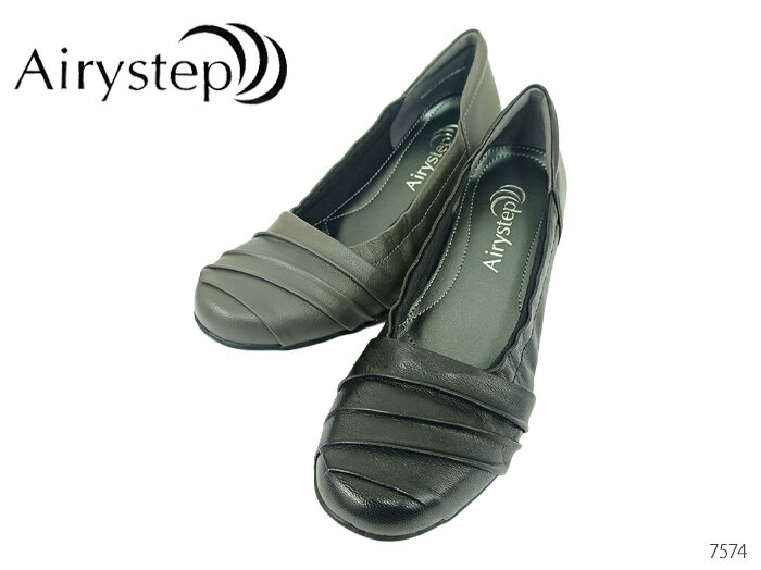 楽天高級靴有名メーカー店REGALOAiry step エアリーステップ 59-7574 レディース レザーバレエシューズ パンプス ターバン 上品 シューズ 3E 本革 正規品 靴