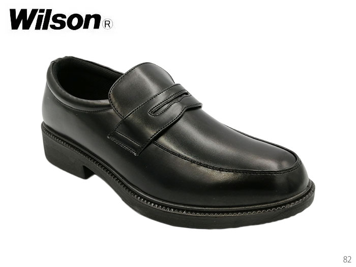 Wilson ウィルソン 82 黒 メンズ ビジネスシューズ