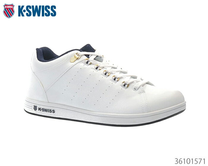 楽天高級靴有名メーカー店REGALOケースイス K-SWISS KS 100 2KSU-100 ホワイト/ネイビー/ゴールド ローカット スニーカー 正規品 新品 ユニセックス 靴