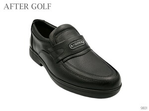 After Golf アフターゴルフ 革靴 ビジネスシューズ 幅広 4E 超軽量 9801 靴